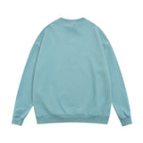 Men Hoodie Printed Crew Neck Sweatshirt Men's Loose Casual Spring and Autumn