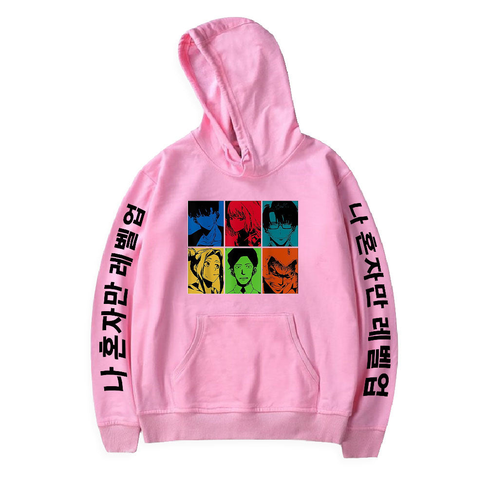 Korean Manga Solo Leveling Sung Jin Woo Hoodie Spring