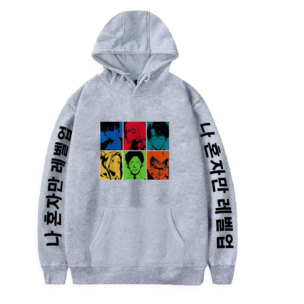 Korean Manga Solo Leveling Sung Jin Woo Hoodie Spring