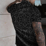 Men Co-Ords Short Sleeve Thin Summer Men's Suit Casual Two-Piece Suit