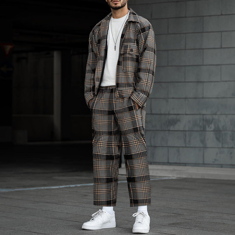 Men Co-Ords Autumn Suit Men's Suit Trousers
