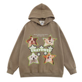 Men Hoodie Printed Hoodie Men's Spring and Autumn Loose Long Sleeve Pullover
