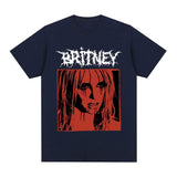 Britney Spears Metal Rock Graphic T-shirt Men Women Fashion