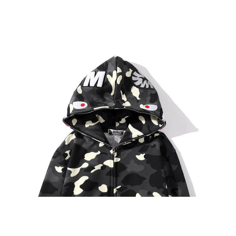 Bathing Ape Hoodie Men's and Women's Luminous Spot Camouflage Sweater