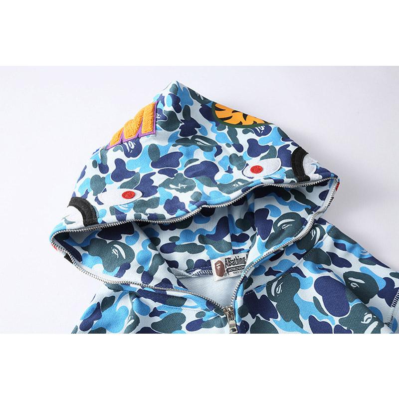 Bathing Ape Hoodie Spring and Autumn Zipper Hoodie Sweater