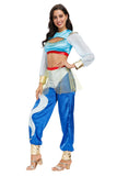 Arabian Nights Theme Dress Halloween Princess Jasmine Dancer Performance Costumes