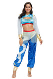 Arabian Nights Theme Dress Halloween Princess Jasmine Dancer Performance Costumes