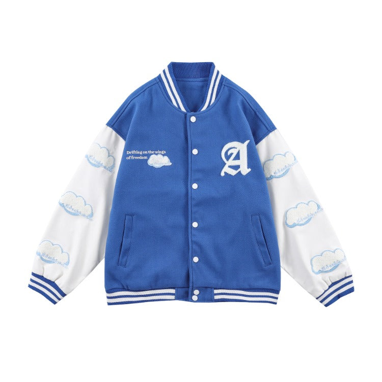 Varsity Jacket Vintage Fashion Loose Trendy Men