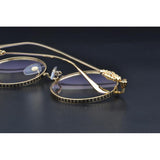 CHH Chrome Hearts Glasses carved high-end spectacle frame round literary spectacle frame