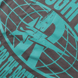 Rough play direct injection hip hop printing hot diamond washed pure cotton t-shirt g