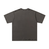 Men's t-shirt with rhinestone print, 100% cotton print
