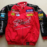 F1 Racing Suit Racing Suit Preppy Style Retro Style Autumn and Winter Wear Coat Cotton Clothing Embroidery