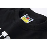 Bathing Ape Sweatshirts Autumn and Winter Men's Printed Cotton Terry round Neck Sweater T-shirt