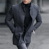 Men Suits Vests Fall Winter Men Jacket Coat Leisure Suit