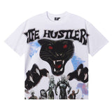 Life hustlers american hot diamond direct injection street printing pure cotton t-shirt g