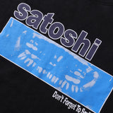 Satoshi pure cotton t-shirt g letter printing