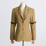 Frankie Shop Hourglass Blazer Western Style Small Suit Jacket