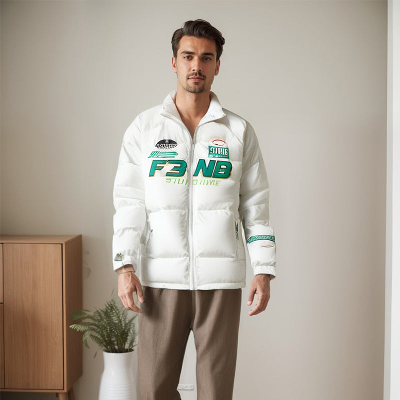 Men Jacket Bread Coat Men's Winter Casual Cotton-Padded Clothes