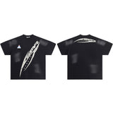 Hip-hop streetwear short sleeve tee - 100% cotton street print