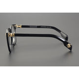 CHH Chrome Hearts Glasses Large Square Large Face Myopia Anti-Blue Light Glasses Frame