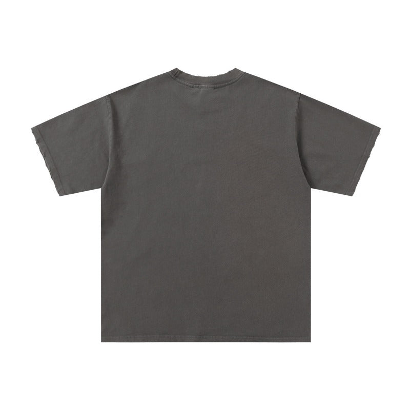Men's t-shirt with rhinestone print, 100% cotton print