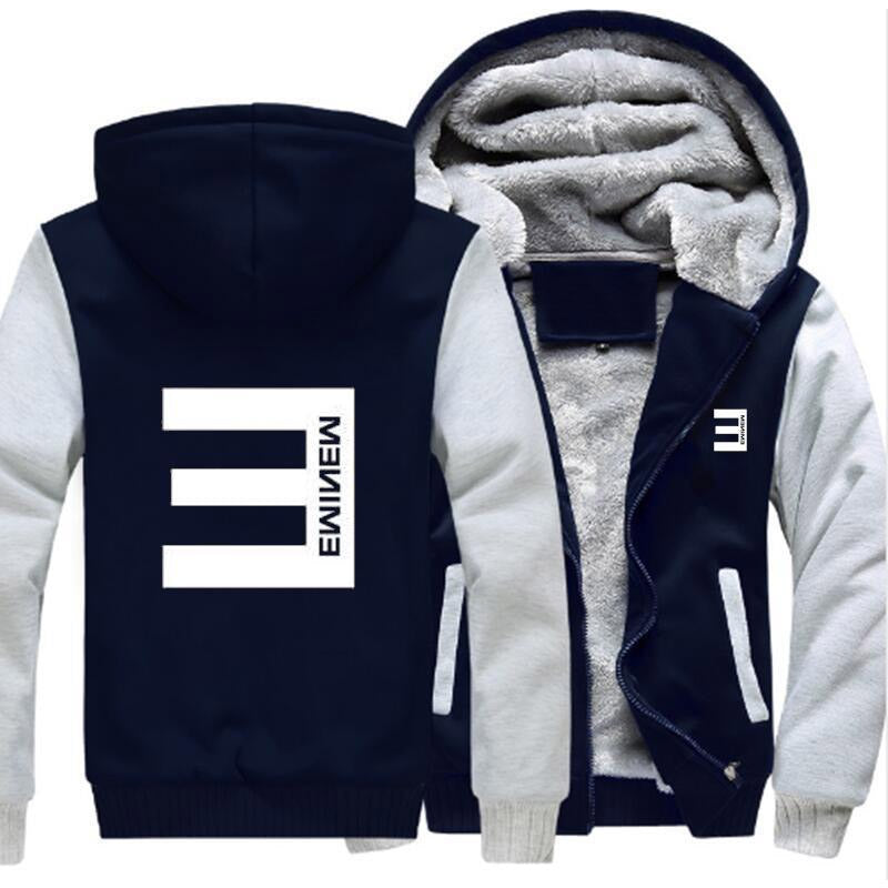 Detroit Eminem Hoodie Eminem Fleece Thickened Hoodie