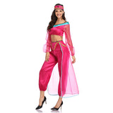 Arabian Nights Theme Dress Halloween Sexy Lamp of Aladdin Arabian Princess Stage Costume