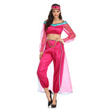 Arabian Nights Theme Dress Halloween Sexy Lamp of Aladdin Arabian Princess Stage Costume