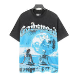 Godspeed men's youth t-shirt - short sleeve, washed print, 100% cotton, american retro style