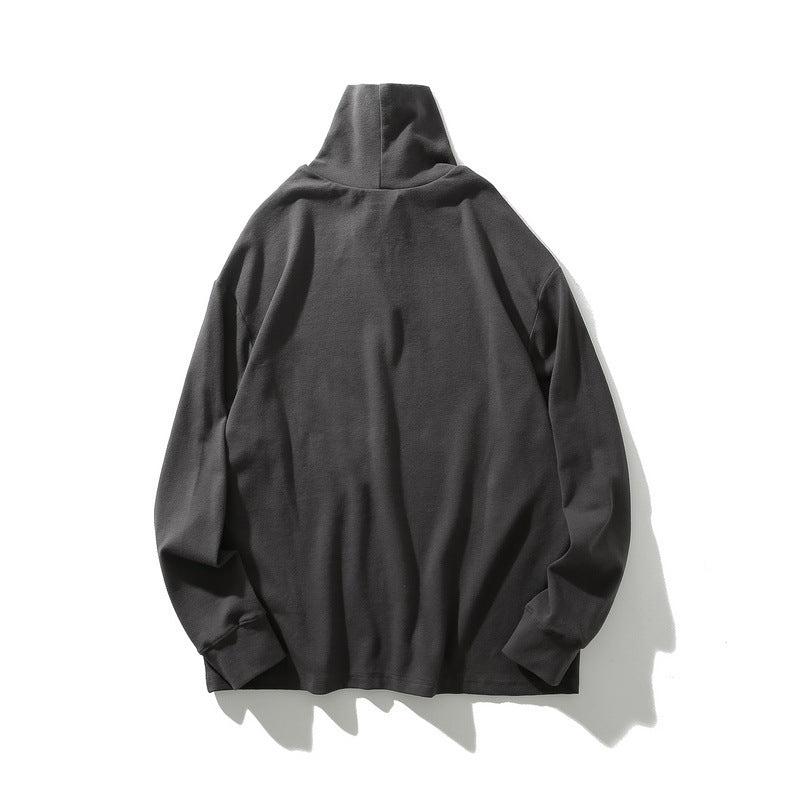 Men Long Sleeve Shirt Autumn and Winter Base Minimalist Hip Hop Loose Cool T-shirt Men and Women