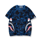 Bathing Ape T Shirt Summer Camouflage Youth Couple Wear Short Sleeve