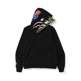 Bathing Ape Hoodie Autumn and Winter Fashion Brand Cardigan Zipper Hoodie Youth Fashion