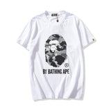 Bathing Ape T Shirt Colorful Avatar Print Male and Female Couples Wear Youth Casual Top
