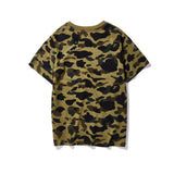 Bathing Ape T Shirt Spring and Summer Short-Sleeved T-shirt Printed Men's and Women's Fashion All-Matching