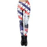 National Flag Day Leggings Spring/Summer Tights Women's Independence Day Printed Sports Casual