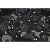 Bathing Ape Hoodie Starry Sky Sweater Black and White Starry Sky Blue Shark Hat Printed Casual Hooded Sweater