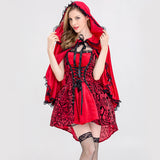 Little Red Riding Hood Performance Costume Ball Queen's Outfit