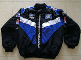 F1 Racing Suit Racing Suit Preppy Style Retro Style Autumn and Winter Wear Coat Cotton Coat Ford Coat Full Embroidery A105a163
