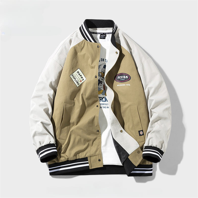 Varsity Jacket Vintage Jacket Baseball Uniform for Men
