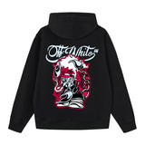 Off OW White Hoodie Hip Hop Characters