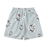 Denim Tears Shorts Yellow flower woven