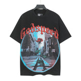 Godspeed men's youth t-shirt - short sleeve, washed print, 100% cotton, american retro style