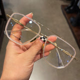 CHH Chrome Hearts Glasses Simple Retro Pure Titanium Ultra Light Myopia Glasses Frame