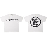 Hip-hop streetwear short sleeve tee - 100% cotton street print