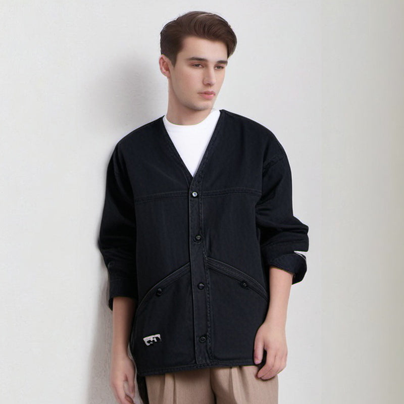 Men Jacket Vintage Coat Men and Women Loose