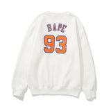 Bathing Ape Sweatshirts Lakers Crew Neck Sweater Velvet Padded Bottoming Shirt