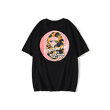 Bathing Ape T Shirt Back Printing Men and Women Fashion Short Sleeve Top