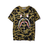 Bathing Ape T Shirt Spring and Summer Short-Sleeved T-shirt Printed Men's and Women's Fashion All-Matching