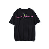 Bathing Ape T Shirt Summer Camouflage Letters Short Sleeve T-shirt