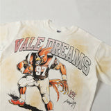 Valleyt-shirt men's american hip hop printingg pure cotton
